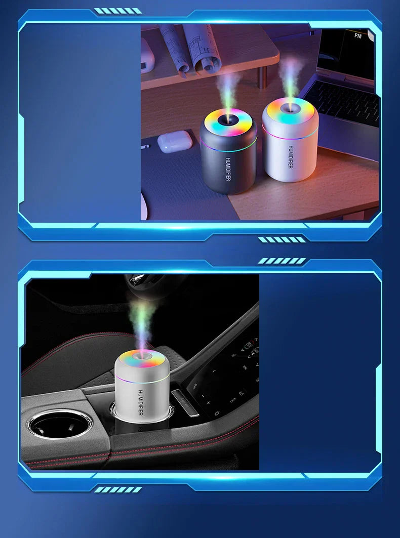 Mini Air Humidifier with Aromatherapy USB