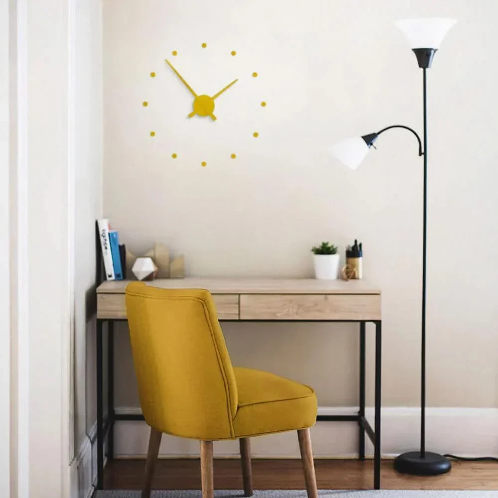 Minimalist Black Modern Wall Clock