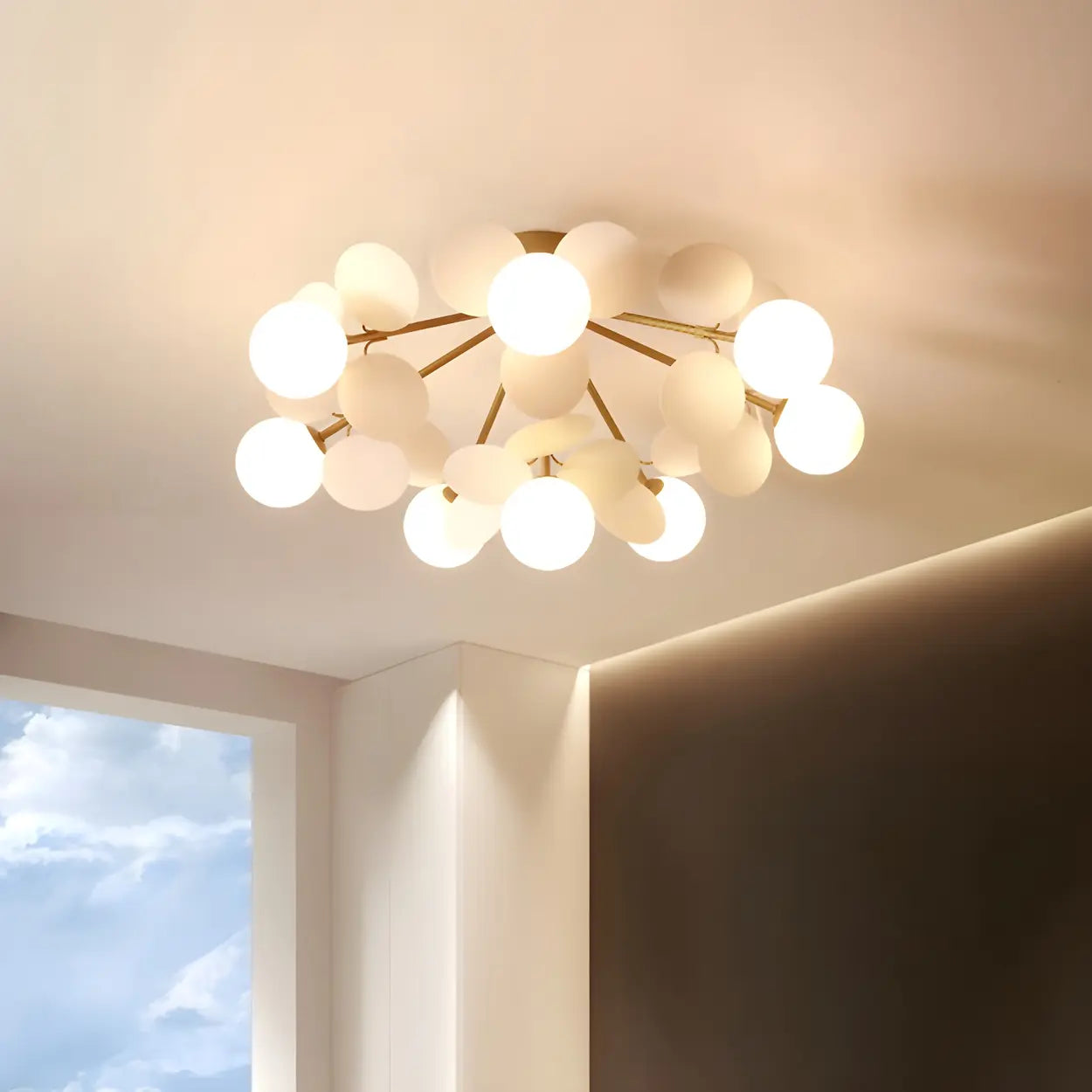 Modern Globe LED Ceiling Light