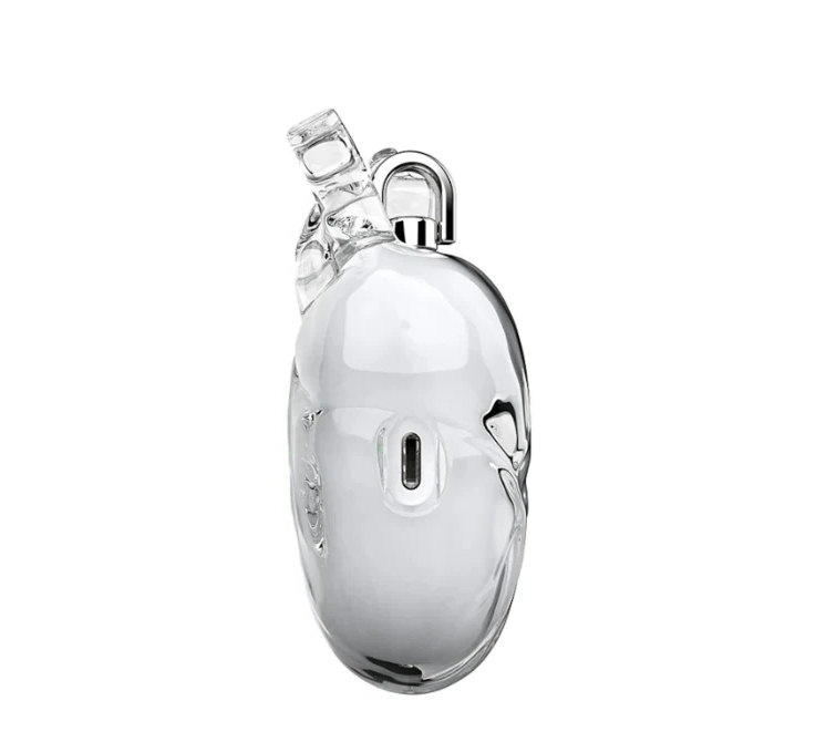 Halloween heart design silicone AirPods case shown in detail