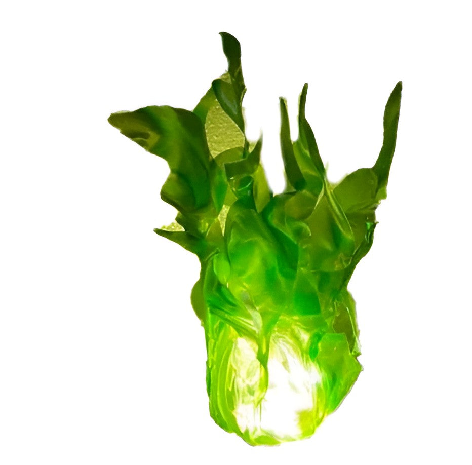 LED floating fireball Halloween prop glowing green