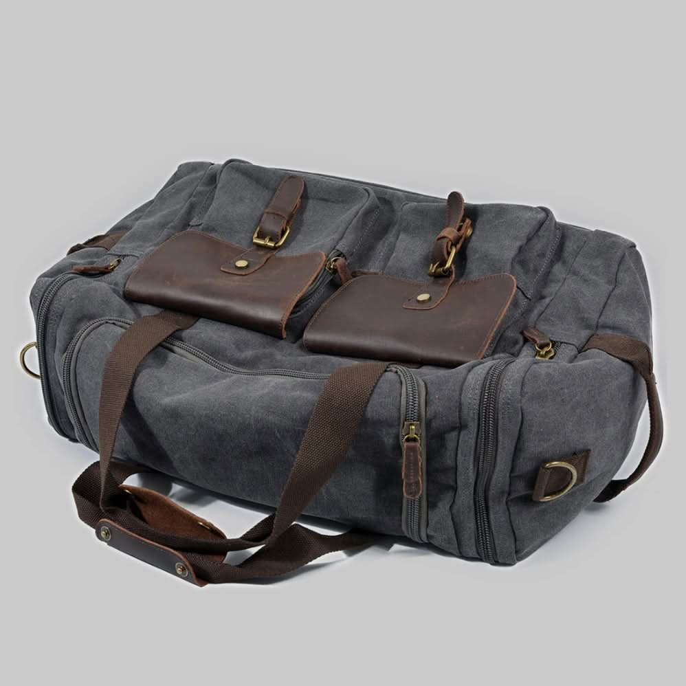 Waxed Canvas Travel Duffle 9.6 Gallon