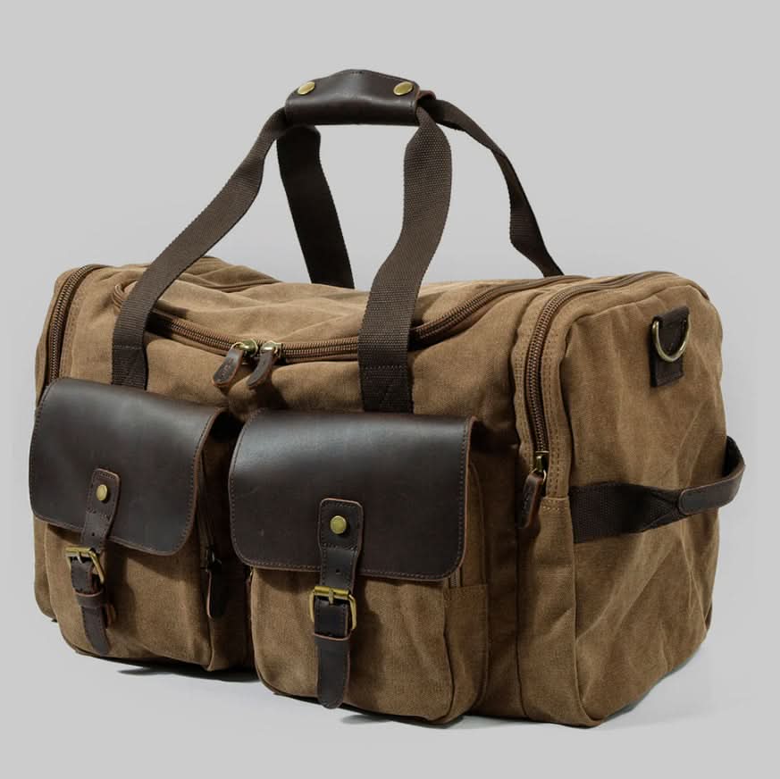 Waxed Canvas Travel Duffle 9.6 Gallon