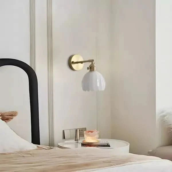 Tulip Glass Wall Sconce Light