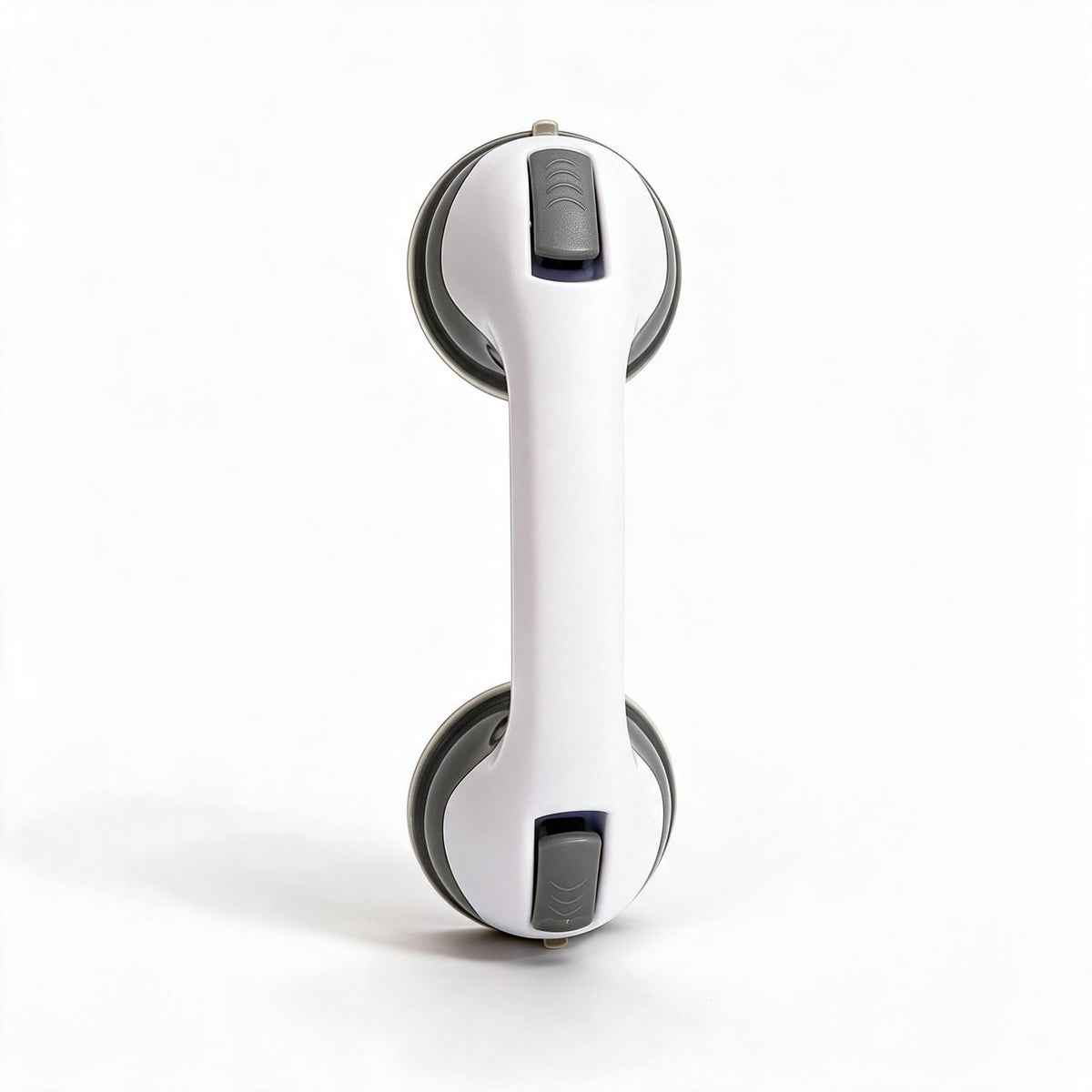Suction Cup Grab Bars for Shower and Bath, 11.8 Inches Long | Lock Onto Glass or Glazed Tile Without Drilling