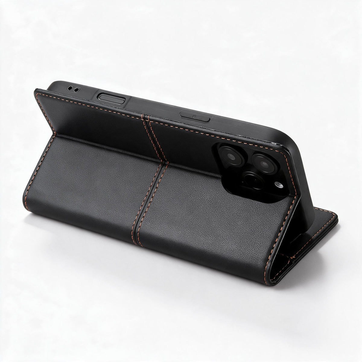 Wallet Phone Case for Samsung Galaxy S23 and Newer | RFID Blocking Faux Leather Flip Cover with Card Slots and Kickstand