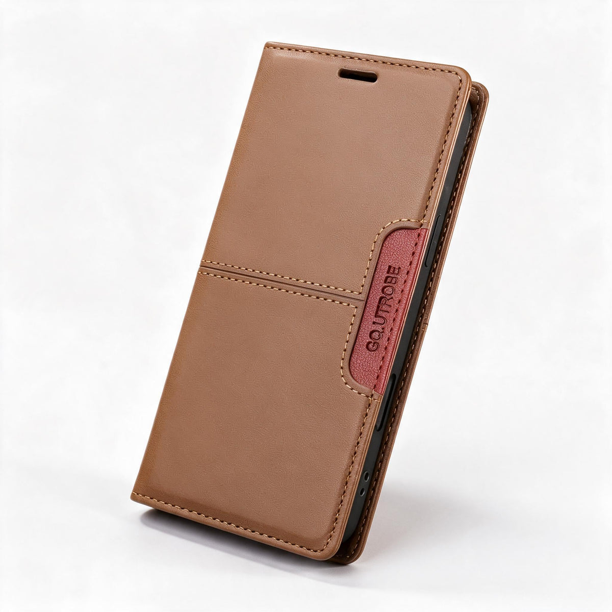 RFID Blocking Wallet Phone Case for iPhone 16 and 15 Series | Magnetic Flap with Card and Cash Slots | Built In Stand
