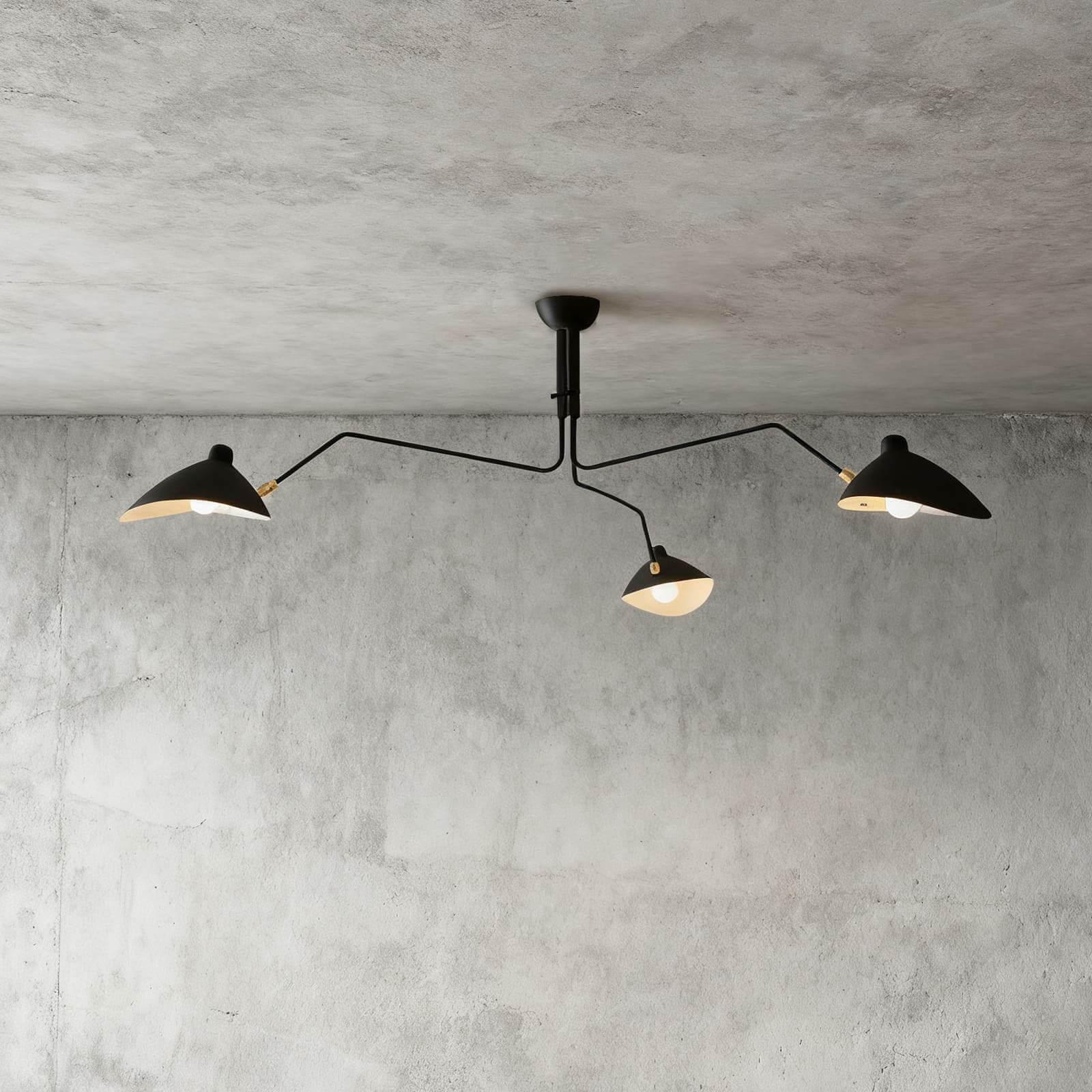 Multi Arm Ceiling Light Semi Flush Mount