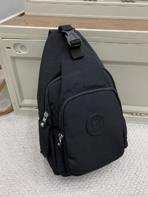 2 in 1 Travel Backpack for Women, Also Wearable as a Chest Sling | Zip Main Compartment, Front and Side Pockets | Nylon, 7 Colors