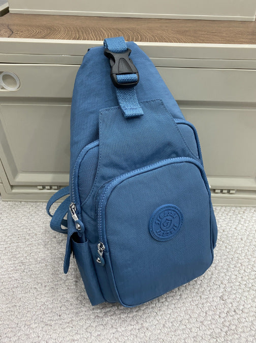 2 in 1 Travel Backpack for Women, Also Wearable as a Chest Sling | Zip Main Compartment, Front and Side Pockets | Nylon, 7 Colors