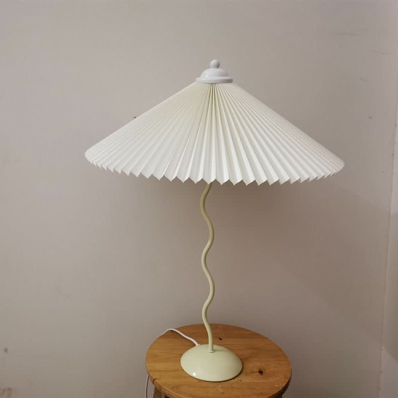 Chrome Table Lamp Twirl Design