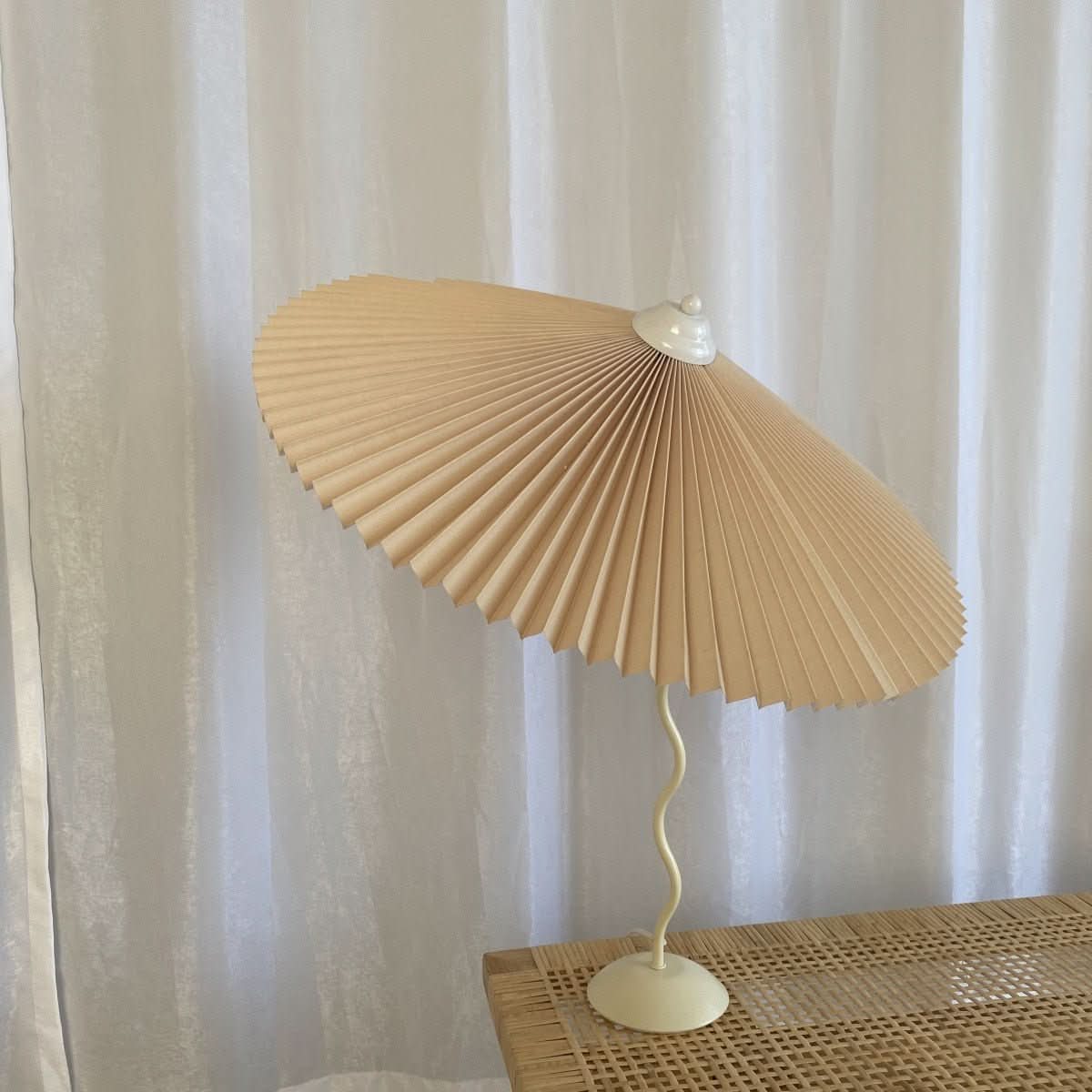 Chrome Table Lamp Twirl Design