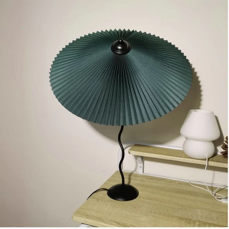 Chrome Table Lamp Twirl Design