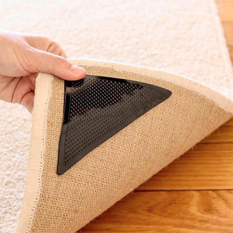 Black Rubber Rug Grippers