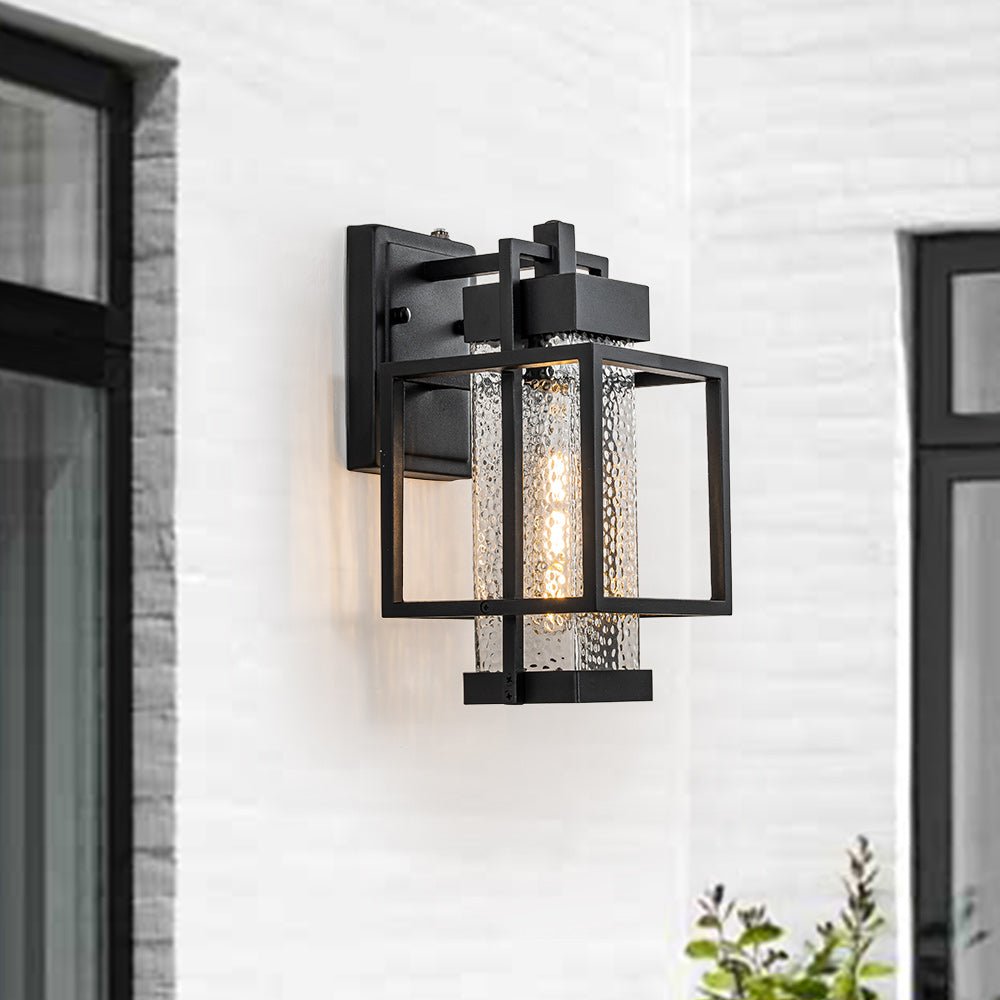 Hammer Cage Outdoor Wall Sconce