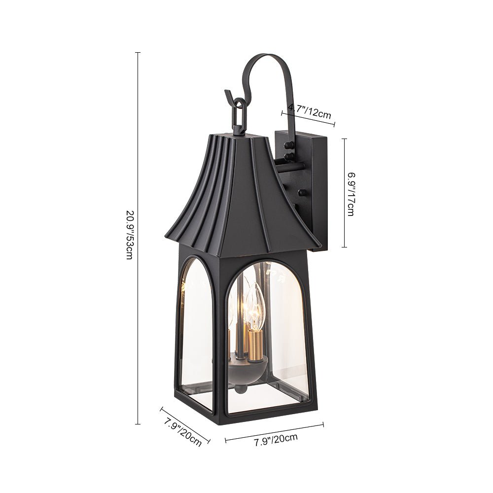 Matte Black Outdoor Wall Sconce