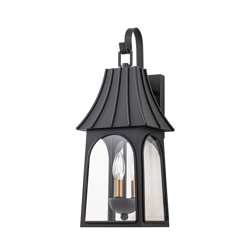 Matte Black Outdoor Wall Sconce