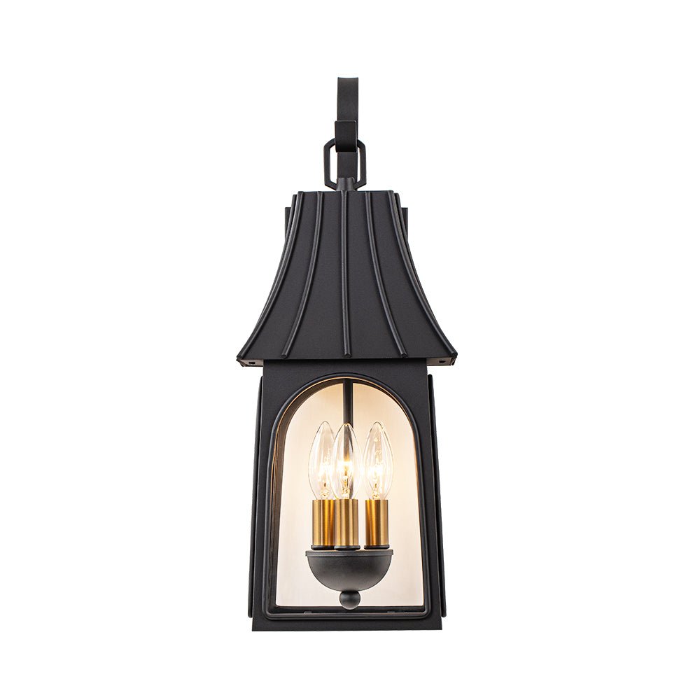Matte Black Outdoor Wall Sconce