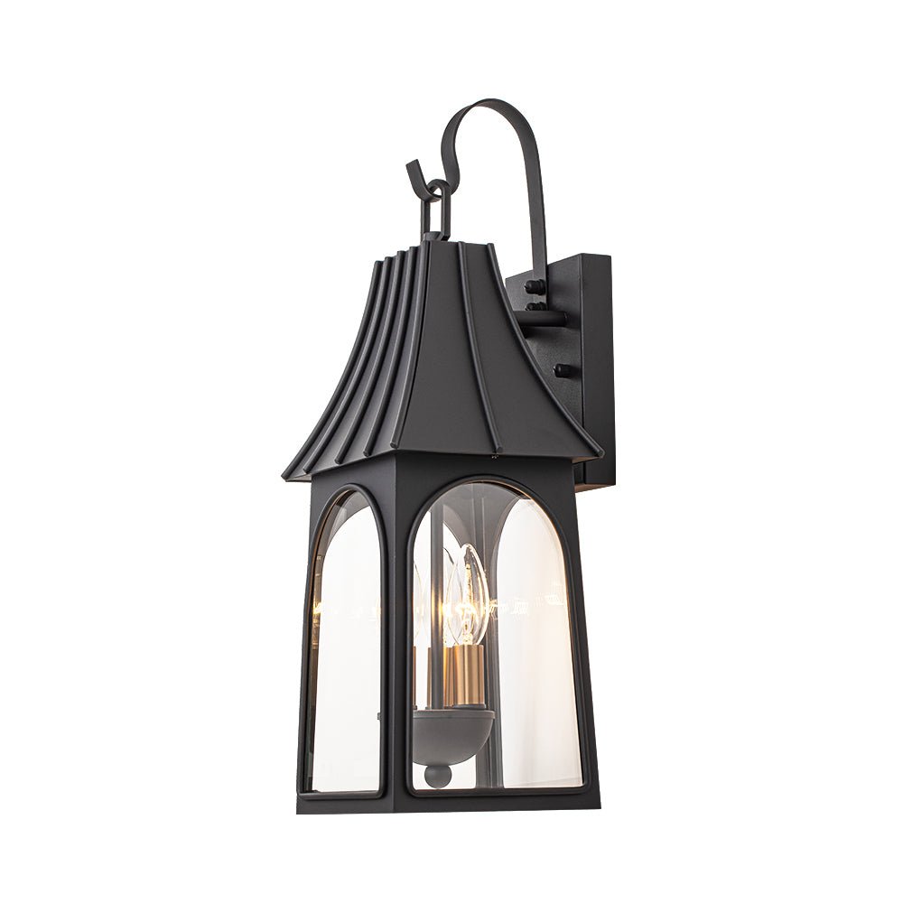 Matte Black Outdoor Wall Sconce