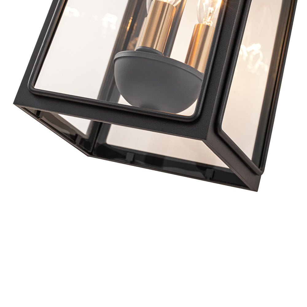 Matte Black Outdoor Wall Sconce