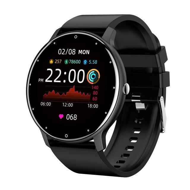 Ultra-Thin Smart Watch with a Full Touchscreen | Heart Rate, Steps and Sleep Tracking, IP67 Rated | 3 Colors