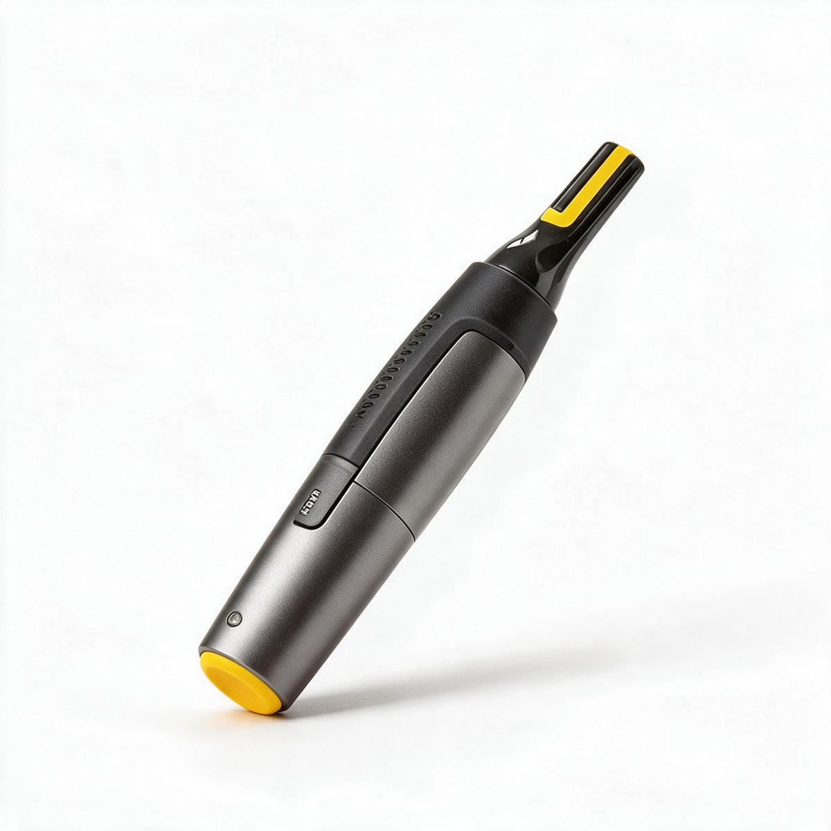 Nasal Hair Trimmer with LED Light and Two Comb Attachments | Titanium Finished Steel Blades | Shapes Brows and Sideburns