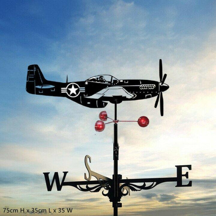 Weather Vane Garden Ornaments in Eleven Silhouettes | Turns With the Wind to Show Its Direction | Built for the Outdoors