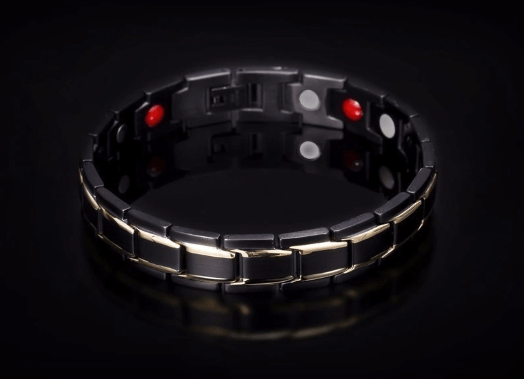 Magnetic Stainless Steel Bracelet for Men and Women | Rust Free Polished Links with Smooth Edges | 6 Finishes