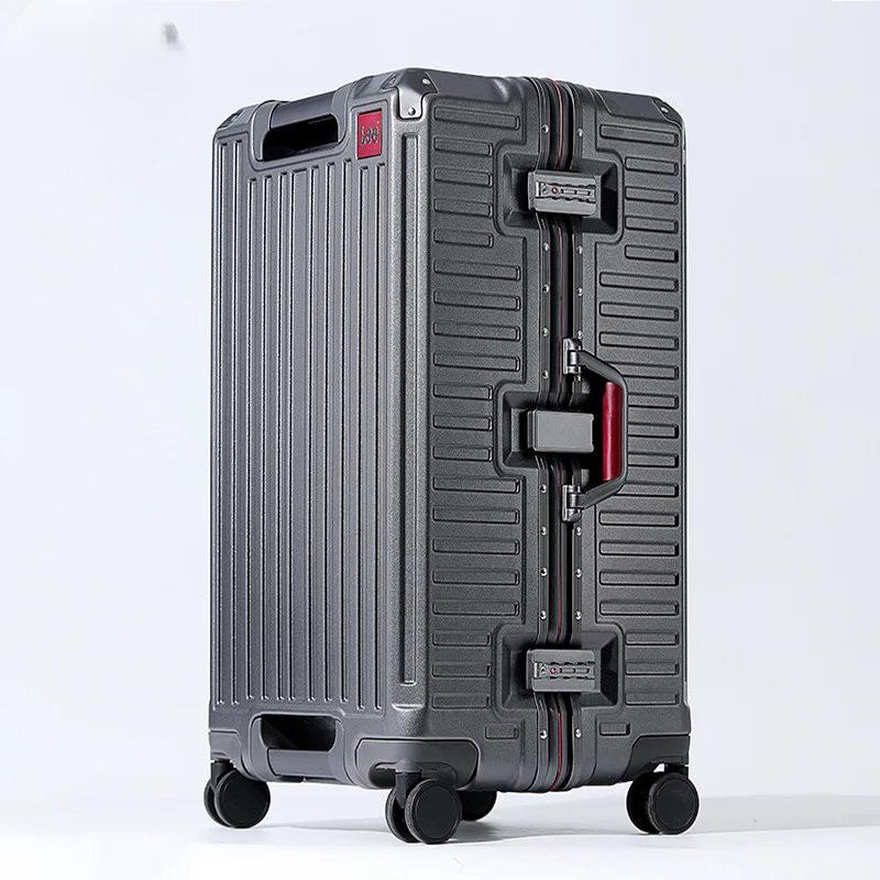 Lisbon Wide Handle Hard Shell Suitcase with 360 Spinner Wheels