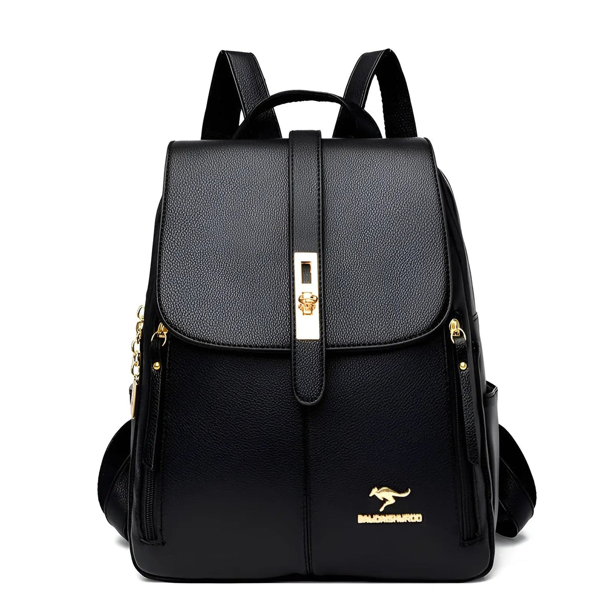 Travel Backpack for Women in Faux Leather | Compartments for Tablet, Phone, Wallet and Cosmetics | 32 by 26 by 14 cm