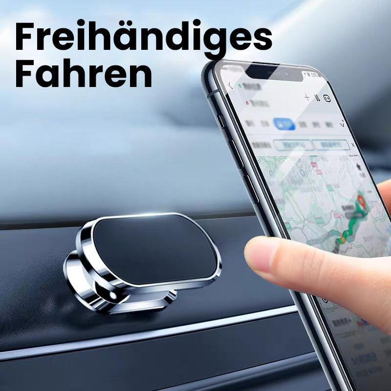 Magnetic Car Phone Holder, Swivels a Full Circle and Tilts to Your Angle | Strong Magnets Hold Large Handsets Steady