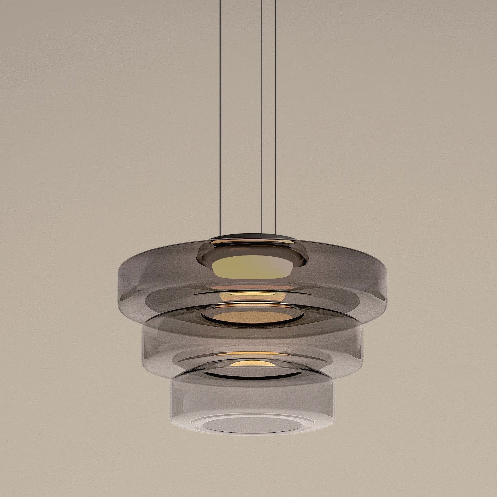 Bauhaus Glass Pendant Light Hanging Lamp