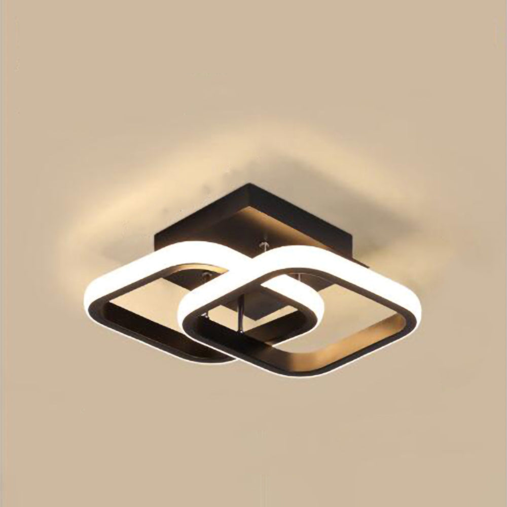 White LED Ceiling Light Round Flush Mount