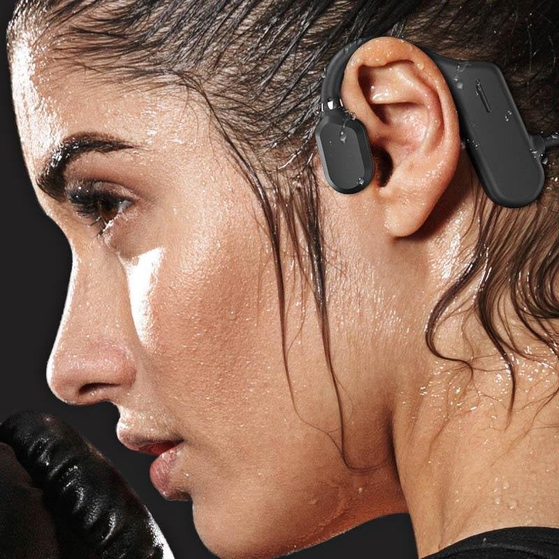 Bone Conduction Open Ear Earbuds with Bluetooth 5.2 | Wraparound Fit That Leaves the Canal Free | 4 Colors