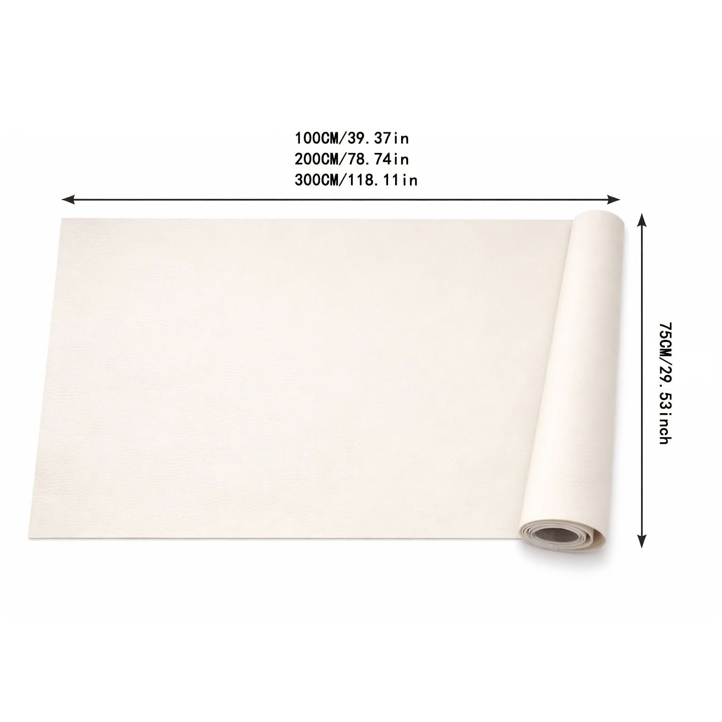 Wide Adhesive Vinyl Repair Patch | 6 Colors, 3 Sizes | Peel-and-Stick Fix for Chairs, Cushions, Sofas & Car Seats