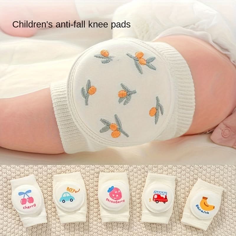 Breathable Baby Knee Pads for Crawling | 14 Fun Prints | Flexible Cushioned Protection for Active Little Movers
