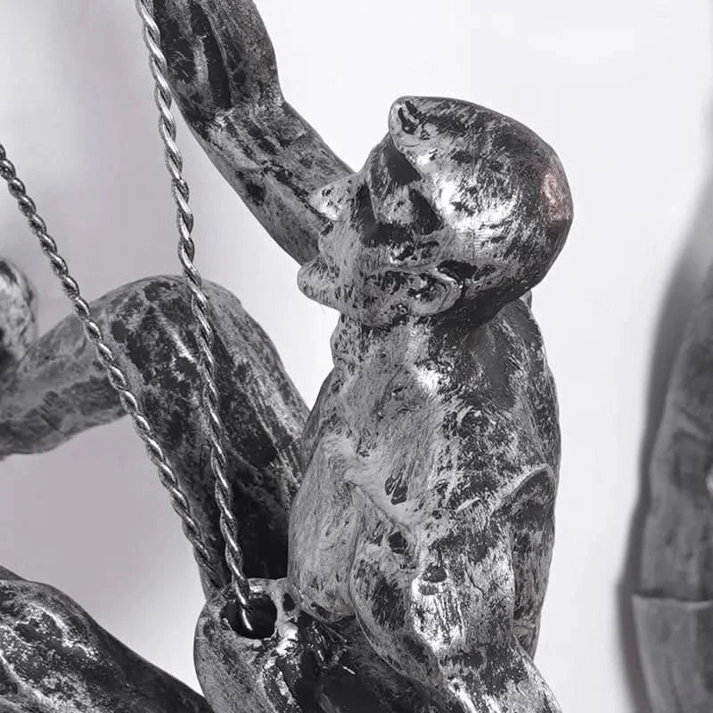 Climbing Man Wall Sculpture Set