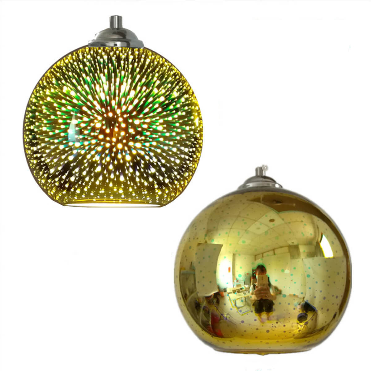 3D Firework Pendant Light Colorful Ceiling Lamp