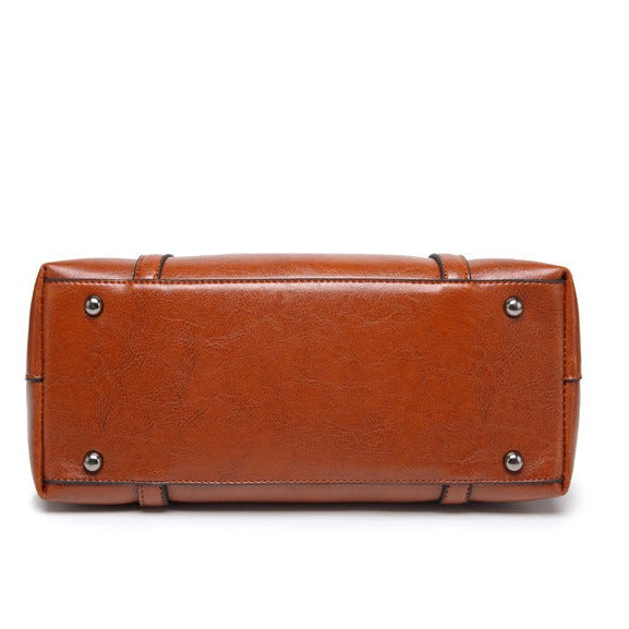 Vegan Leather Tote Bag with a Detachable Crossbody Strap | Carry by Hand, Over the Shoulder or Across the Body