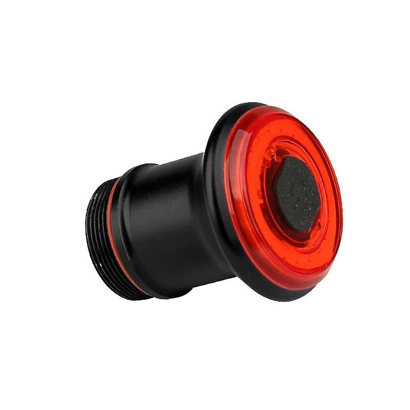 Rear Bike Light with Automatic Brake Sensing | USB Rechargeable IPX6 Aluminum Body | Mounts on Saddle or Seatpost
