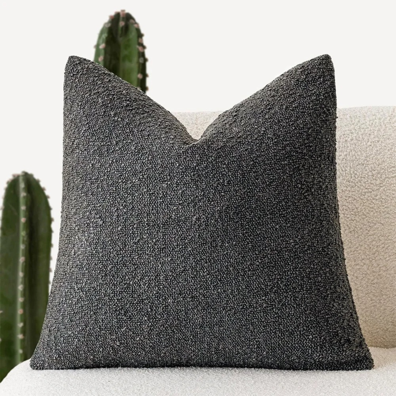 Boucle Cushion Cover 45x45cm Decorative Pillow