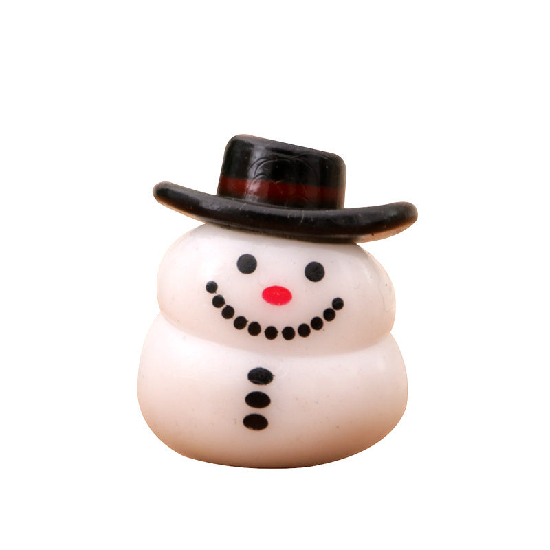 Light Up Christmas Finger Rings in Santa, Snowman and Star Designs | Mini Glowing Party Favors | Colorful Stocking Filler