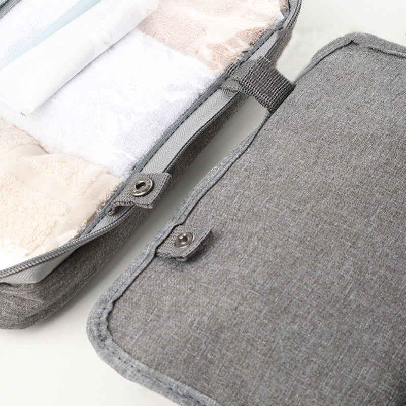 Cosmetic Organizer for Travel with Four Compartments | Padded, Water Resistant Shell | Packs Into a Suitcase or Backpack