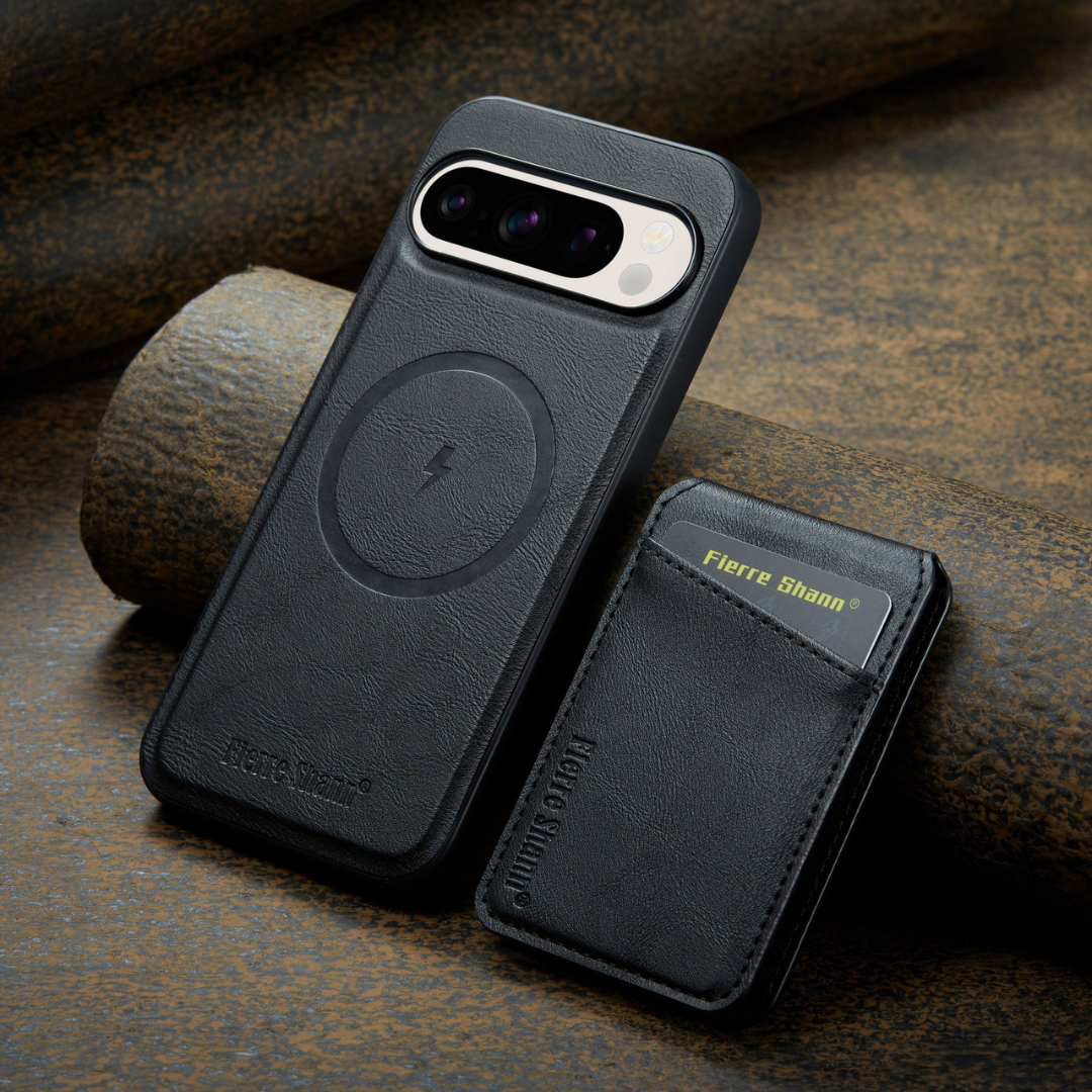 Wallet Phone Case for Google Pixel 9 8 and 7 | Magnetic Card Holder with Fold Out Stand | Slim Non Slip Back