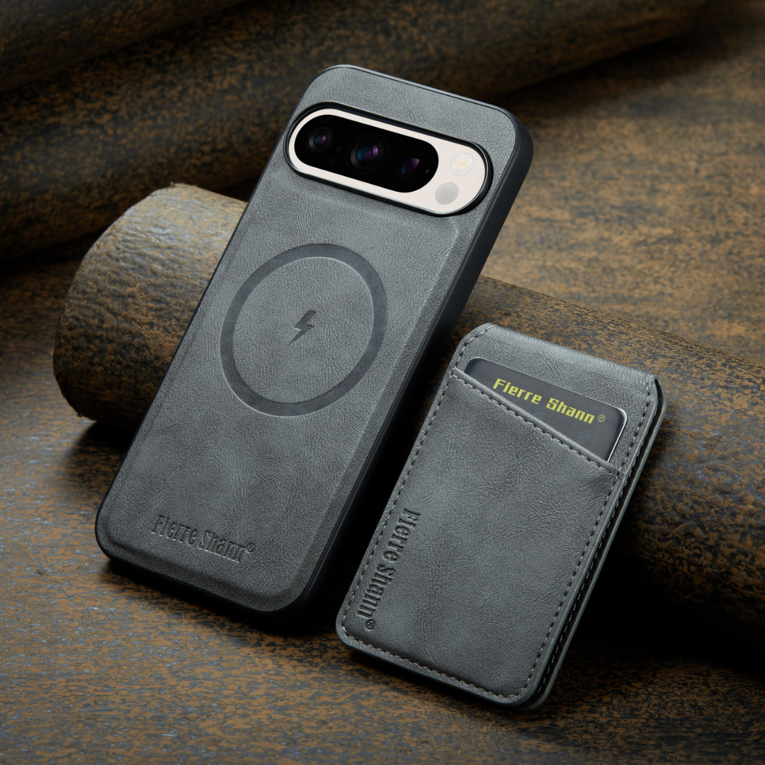 Wallet Phone Case for Google Pixel 9 8 and 7 | Magnetic Card Holder with Fold Out Stand | Slim Non Slip Back
