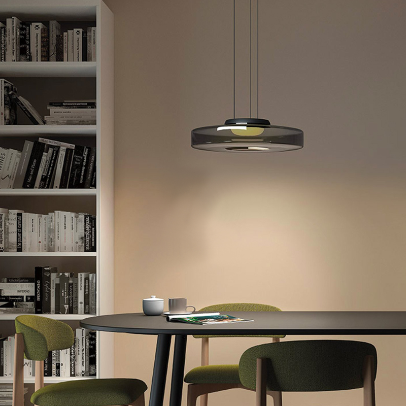 Bauhaus Glass Pendant Light Hanging Lamp