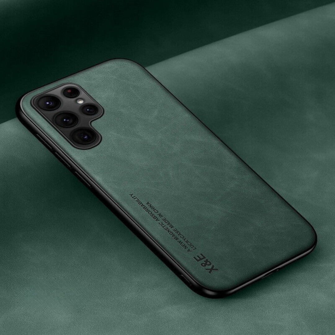 Phone Covers for Samsung Galaxy S Series and Note Models | Raised 1.5 mm Camera Rim, Fine Grip Finish | Magnetic, Four Colors