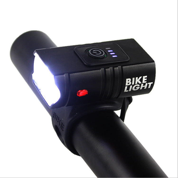 USB Rechargeable Bike Light for Handlebars | 1000 mAh Battery with Six Modes | Doubles as an Emergency Flashlight