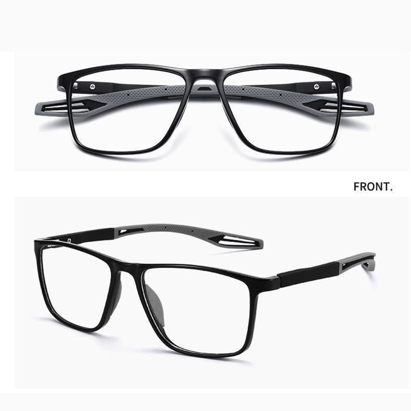 Progressive Reading Glasses with Blue Light Filter | Ultralight TR90 Sport Frame, +1.00 to +4.00 Strengths