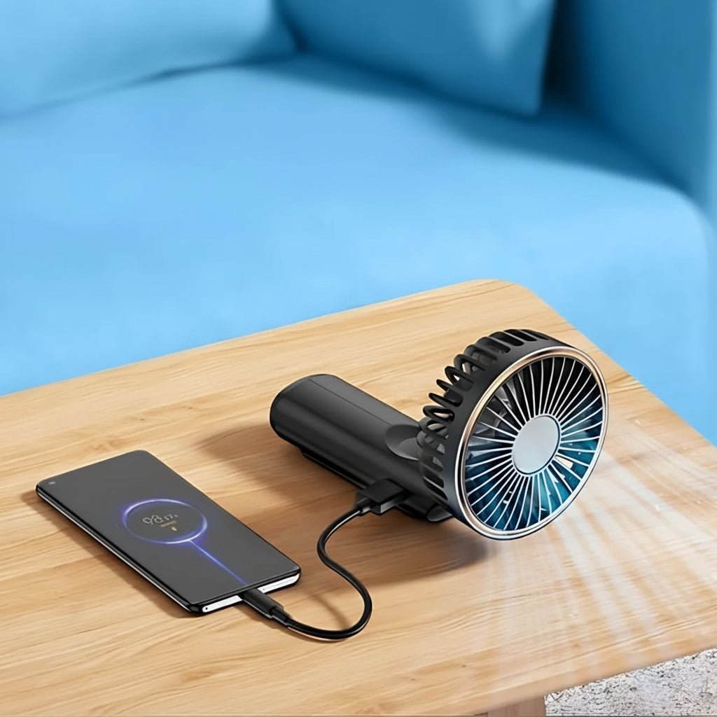 Compact Mini Hand Fan for Quick Cooling | USB Rechargeable, Lightweight | Ideal for Travel &amp; Everyday Use